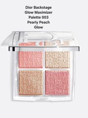 Dior Backstage Glow Maximizer Palette 003 Pearly Peach Glow. BNIB